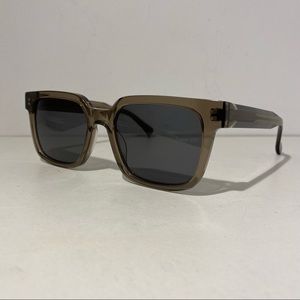 Raen “West” Polarized Square Sunglasses in Ghost Unisex Women’s 55 19 145